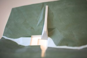 やすりによる微調整でぴったりとはまります